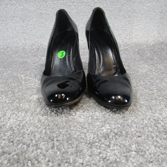 Gucci Heels Womens 8.5 B Black Patent Leather Closed Toe *Read - Picture 2 of 8